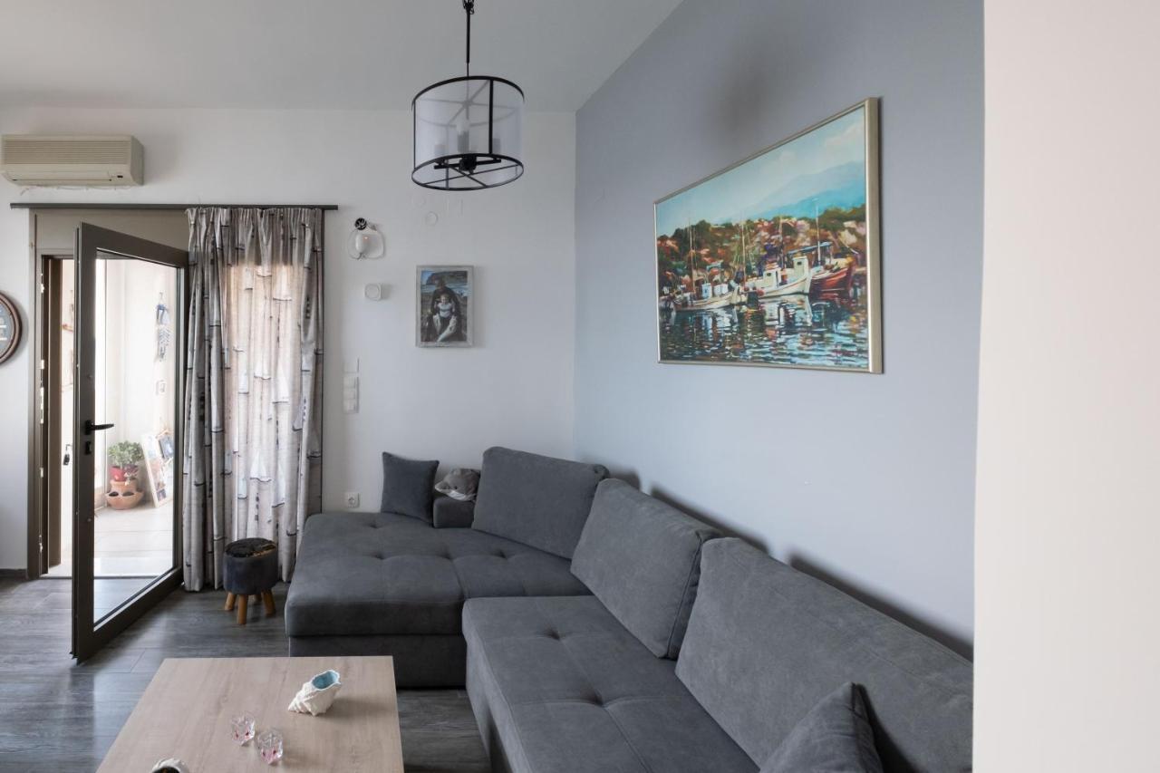 Seaside Flat With Hydromassage Apartment Mochlos Exterior foto