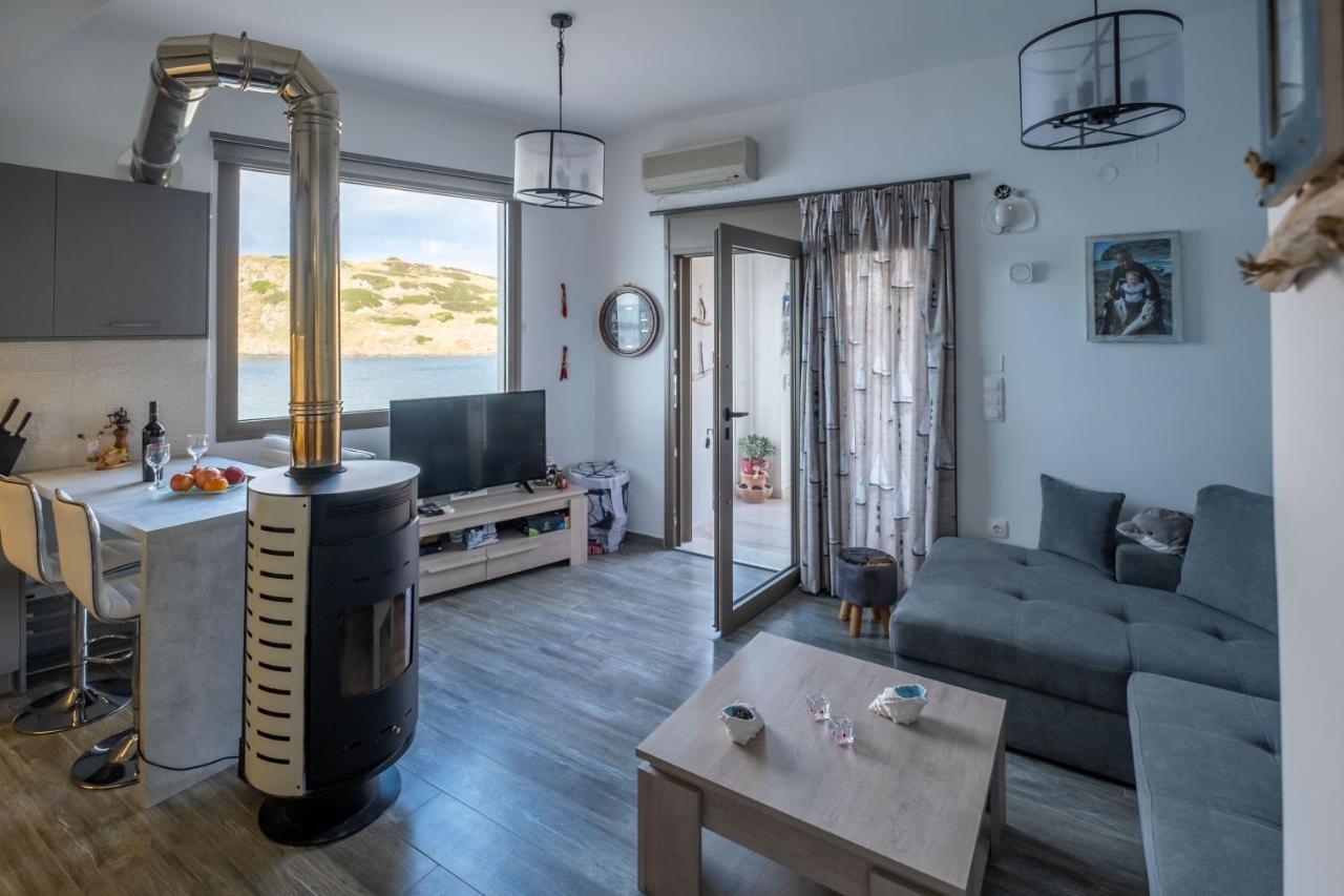 Seaside Flat With Hydromassage Apartment Mochlos Exterior foto